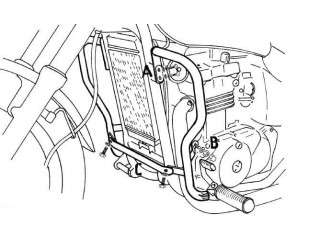 Chromowana osłona silnika... 2