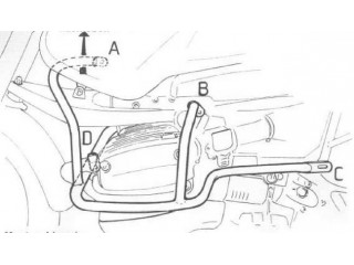 Osłona silnika srebrna do... 2