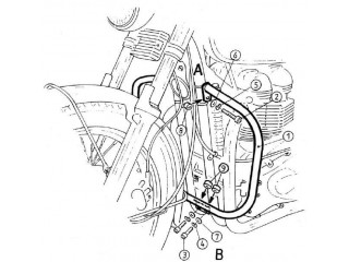 Chromowana osłona silnika... 2
