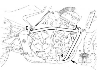 Chromowana osłona silnika... 2