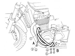 Osłona silnika chromowana... 2