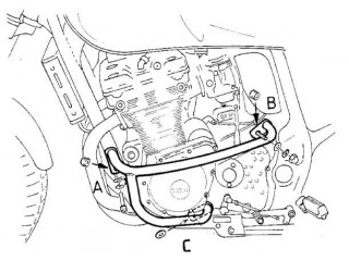 Osłona silnika chromowana... 2
