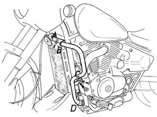 Chromowana osłona silnika... 2