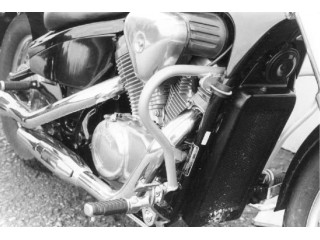 Chromowana osłona silnika... 2