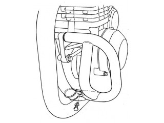 Chromowana osłona silnika... 2