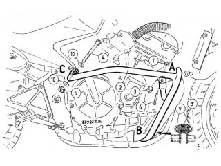 Osłona silnika czarna do... 2