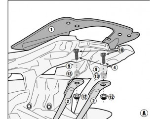 Stelaż pod kufer centralny...