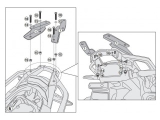 Stelaż pod kufer centralny...