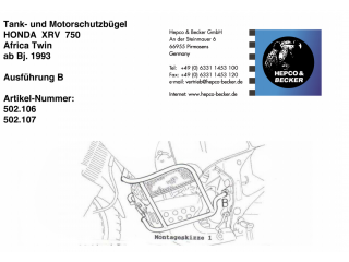 Gmole Hepco&Becker do Honda...