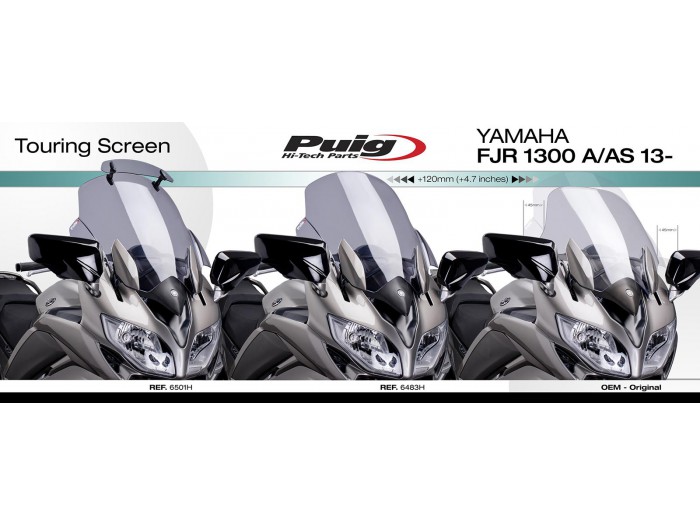 Szyba turystyczna PUIG do Yamaha FJR1300 13-19 (przezroczysta)