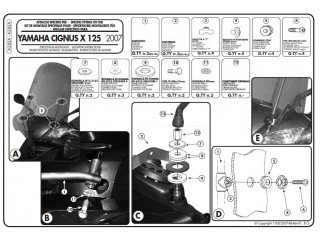 Zestaw mocujący A283A do...