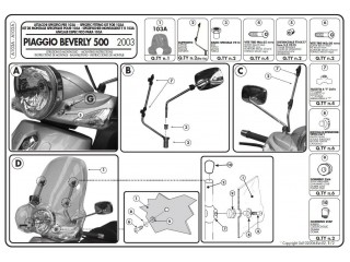 Zestaw mocujący A103A do...