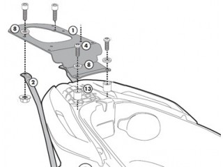 Stelaż pod kufer centralny...