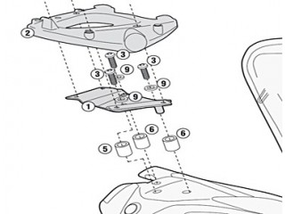 Stelaż pod kufer centralny...