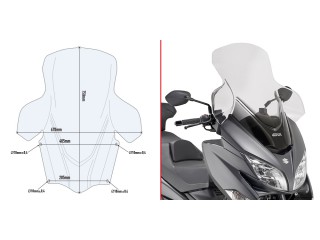 Szyba turystyczna Givi...