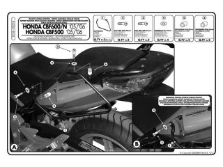 Stelaż pod sakwy do Honda...