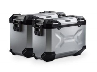 Zestaw aluminiowych kufrów...