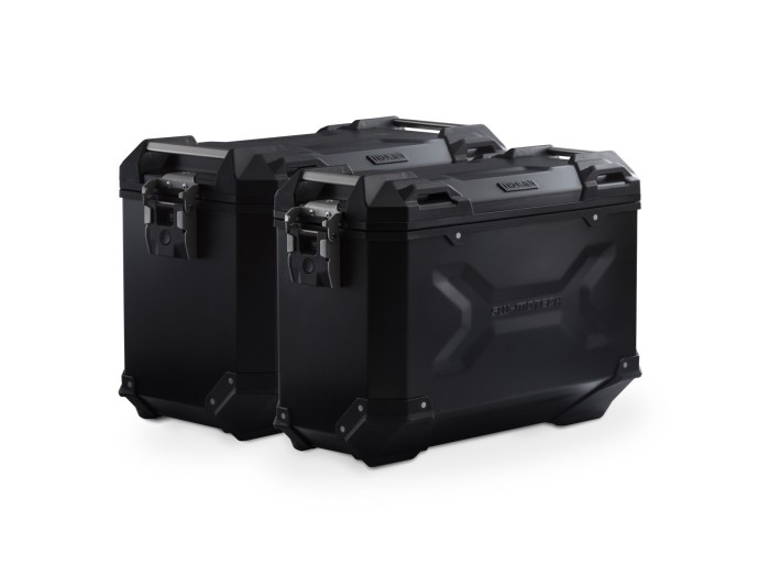 Zestaw aluminiowych kufrów bocznych Sw-Motech Trax ADV do Suzuki DL650 L2 - czarne