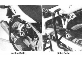 Osłona tyłu motocykla...