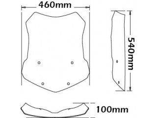 Szyba Isotta BMW R1200GS LC... 2
