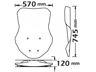 Szyba Isotta do HONDA X-ADV... 2