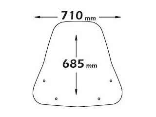 Szyba Isotta do KYMCO... 2