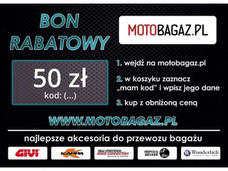 Bon rabatowy Motobagaz - 50...