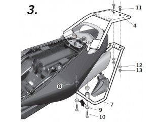 Stelaż SHAD pod kufer...