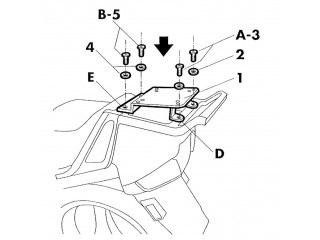 Stelaż SHAD pod kufer...