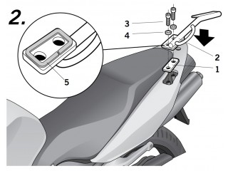 Stelaż SHAD pod kufer...