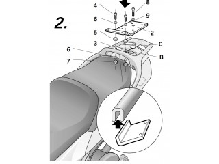 Stelaż SHAD pod kufer...