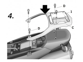 Stelaż SHAD pod kufer...