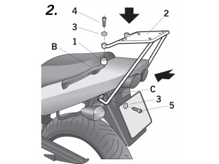 Stelaż SHAD pod kufer...
