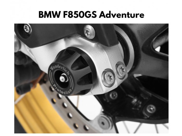 Crashpady przedniej osi Wunderlich do BMW F850GS Adventure