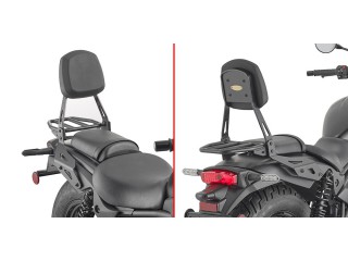 Oparcie z bagażnikiem Givi...