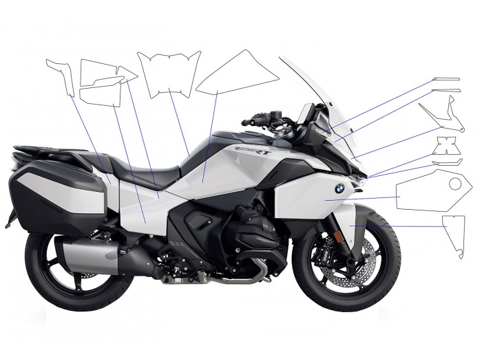 Folia ochronna Wunderlich do BMW R1300RT